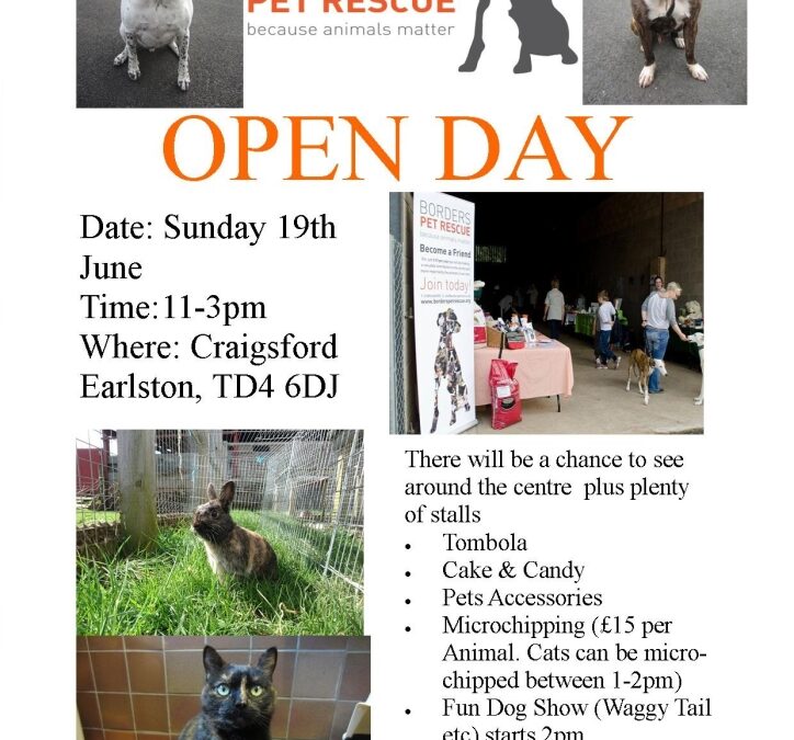 Open Day – Sunday 19th June 2016