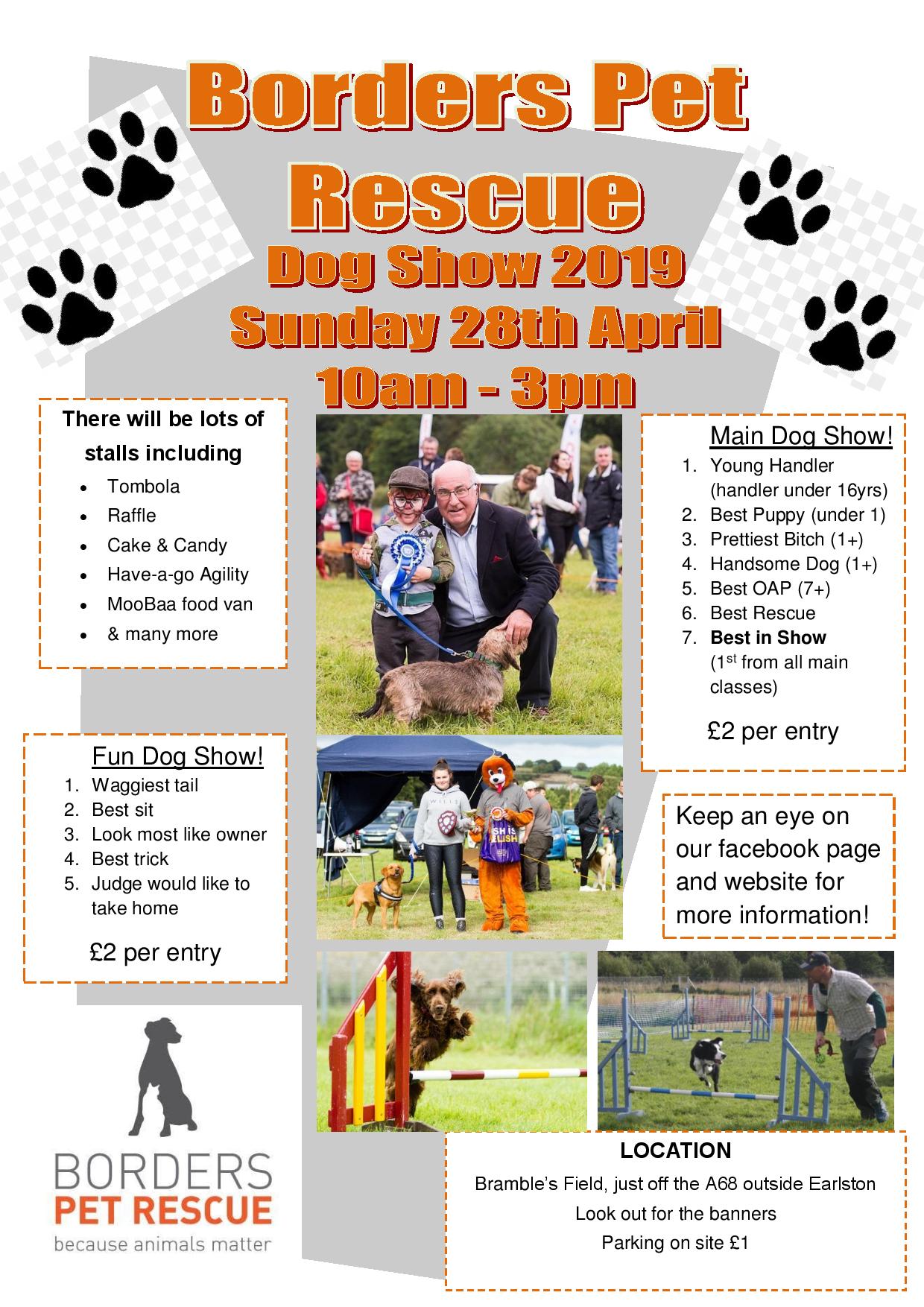 DOG SHOW first edition poster